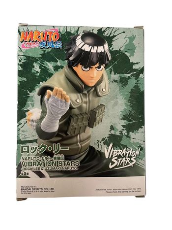 Figurine Naruto vibration stars Rock Lee & Uzumaki Naruto 15 cm Bandai / Banpresto neuf
