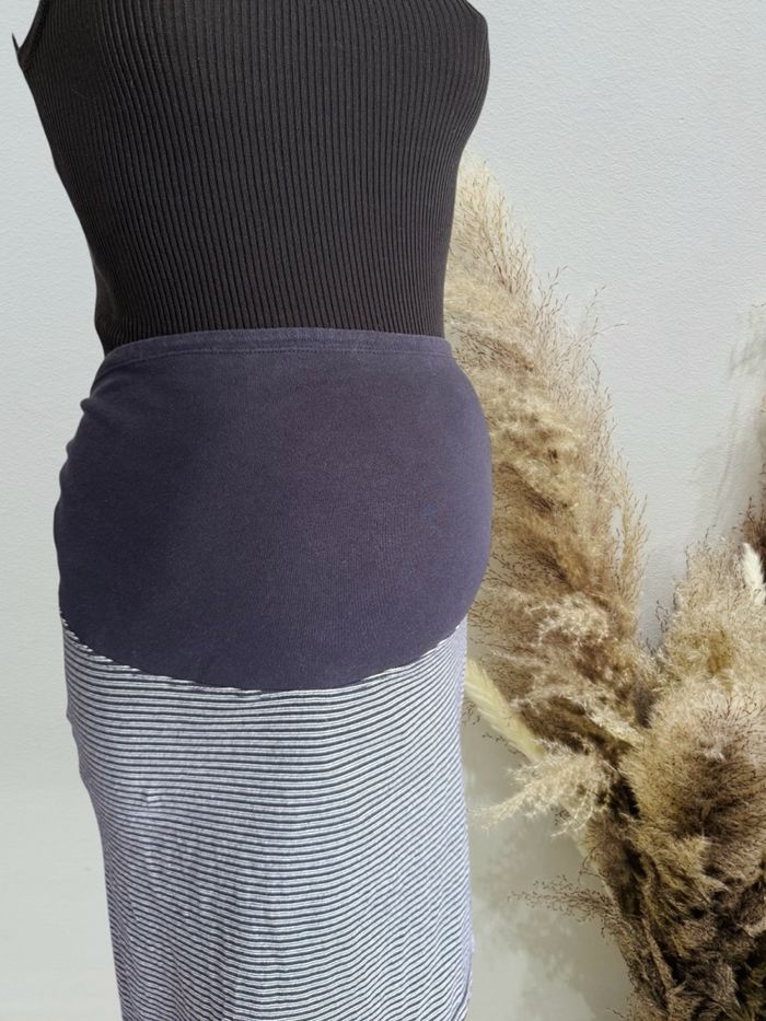 Jolie jupe de grossesse 38/40 marinière kiabi - photo numéro 4