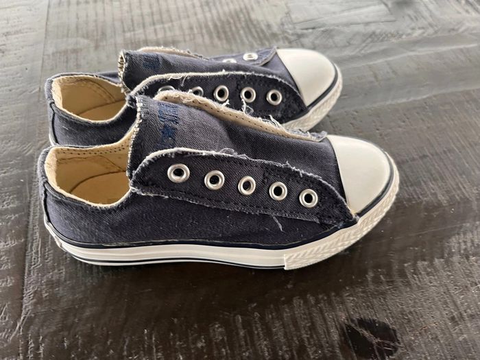 Converse all star 28 tbe peu porté Bleu marine - photo numéro 2