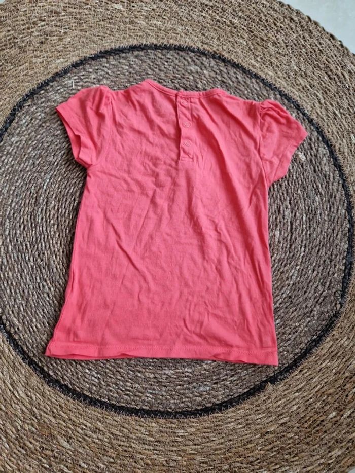 Joli tee-shirt manches courtes Kiabi taille 36 mois - photo numéro 2