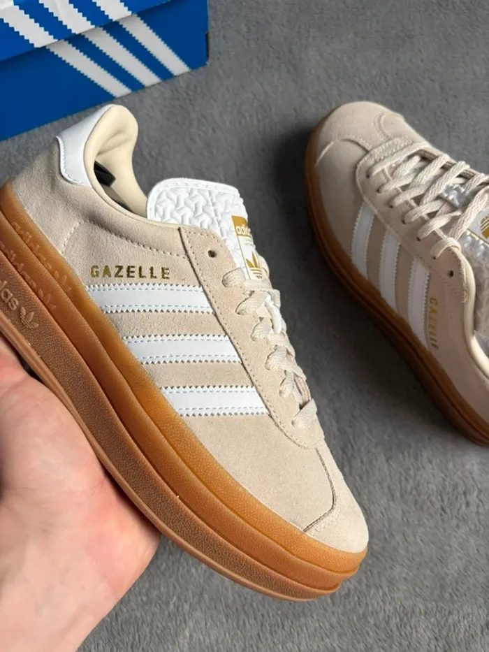 Adidas Gazelle Bold Wonder White - photo numéro 5