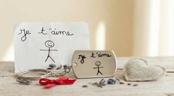 Porte-clés Personnalisé - Votre Dessin ou Texte Gravé