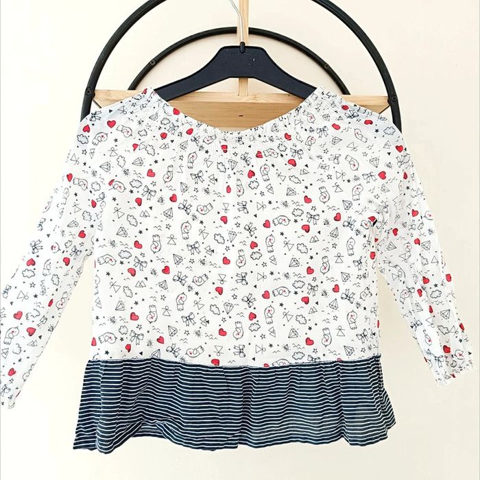 5 ans blouse Vertbaudet