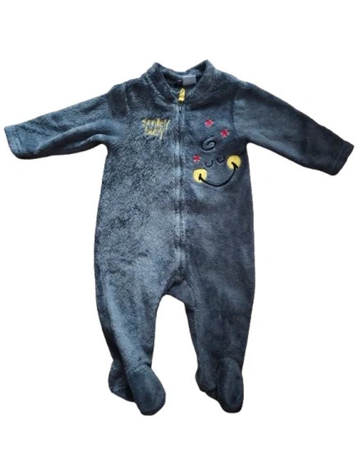 Combinaison pyjama polaire Smiley Baby 12 mois