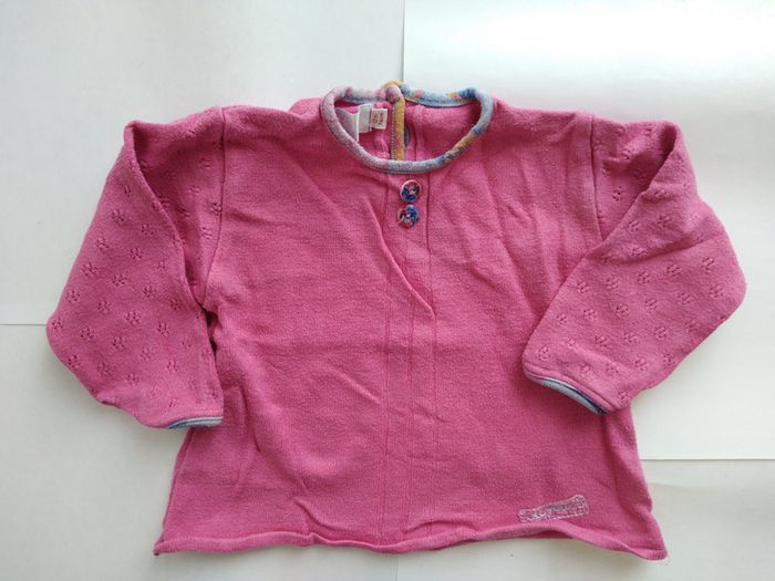 Pull Fin Rose Clayeux Bébé Fille Taille 12 Mois