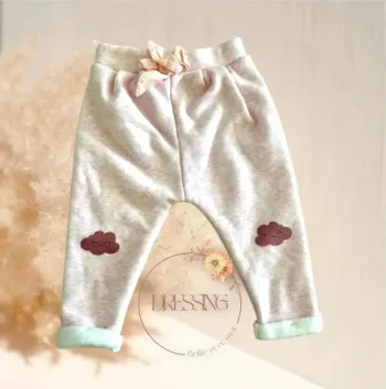 Pantalon fille nuage rose pale 6 mois