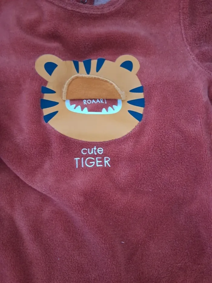 Grenouillère pyjama tigre 🐯 - photo numéro 3