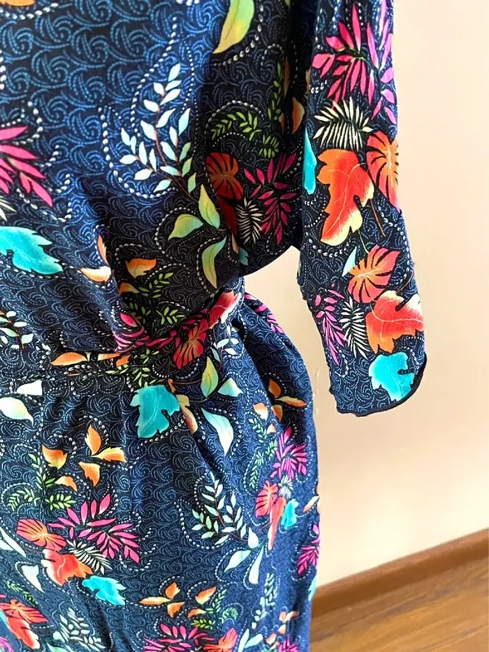 Robe Fleurie Multicolore - photo numéro 11