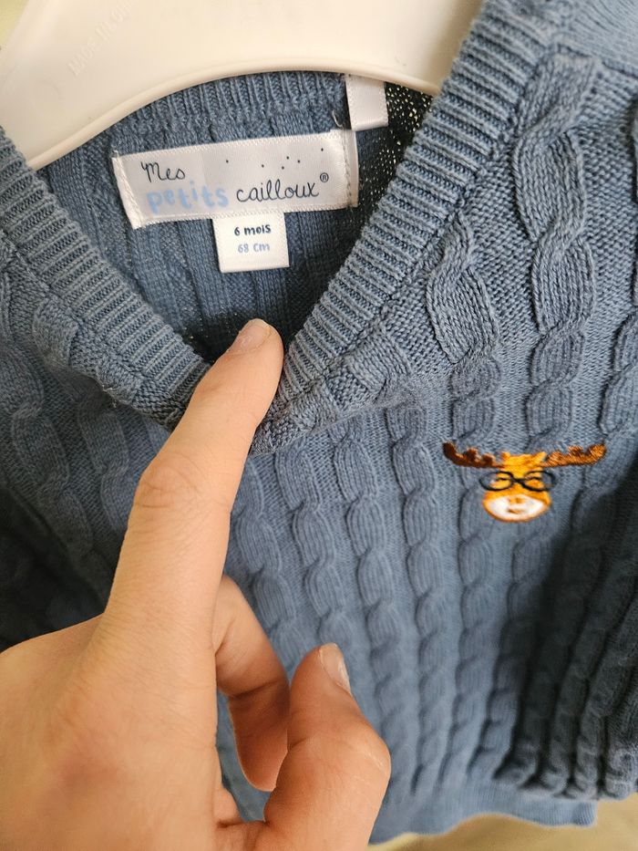 Pull garçon mes petits cailloux - photo numéro 3