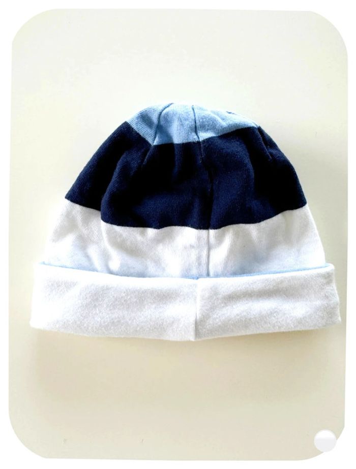 Ralph Lauren - Bonnet bleu Taille 1 (0/3 mois) - photo numéro 2