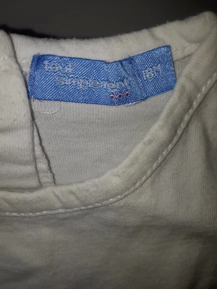 Tee-shirt 18 mois Tout Simplement - photo numéro 2