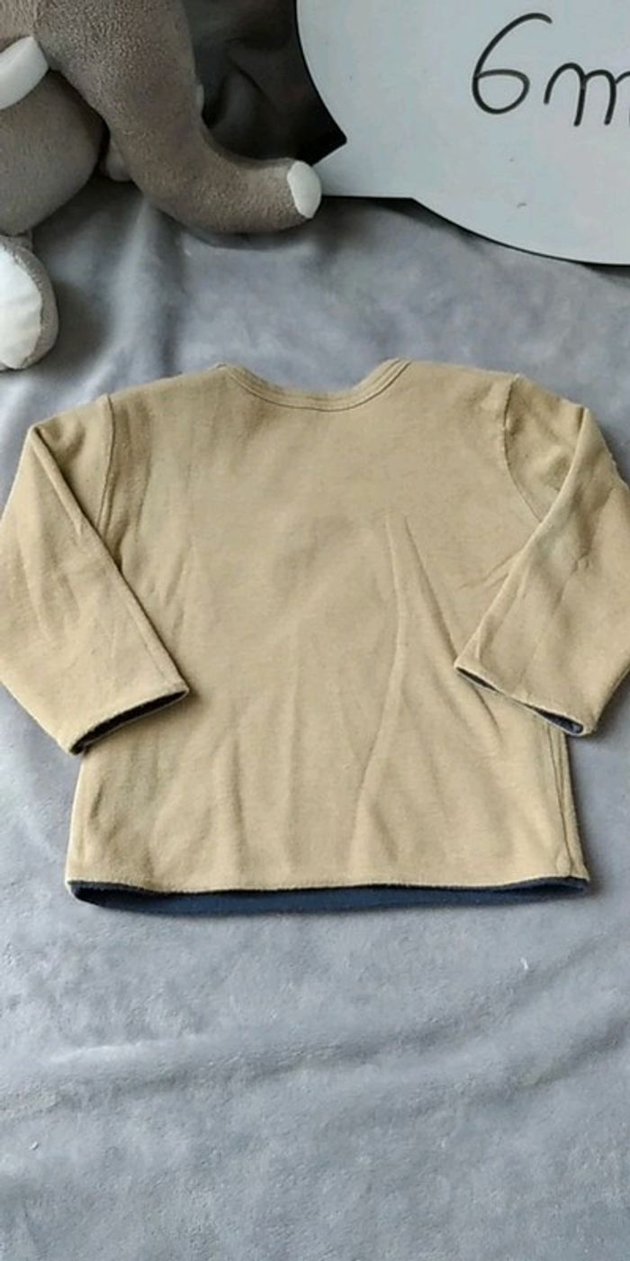 Tee shirt épais manches longues réversible Garçon 6 mois Petit bateau - photo numéro 15