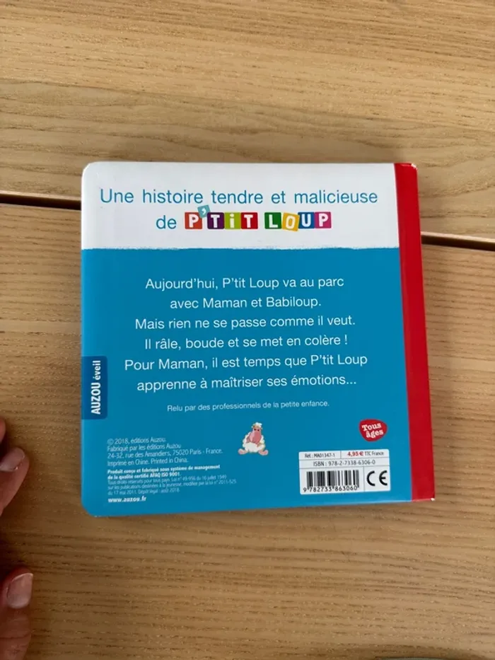 Livre p’tit loup fait une colère - photo numéro 3