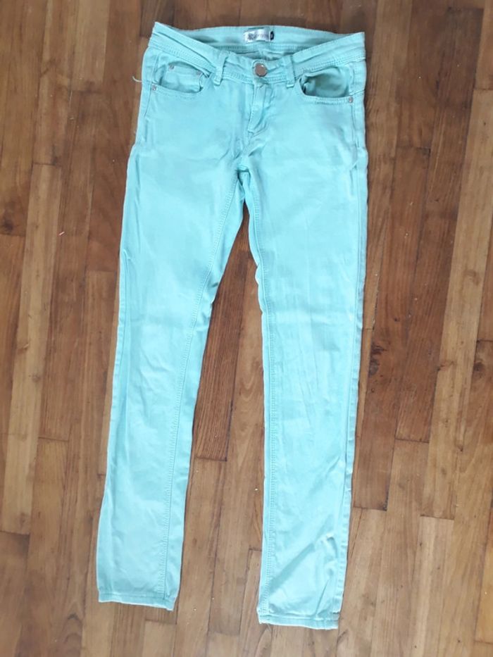 Pantalon turquoise - photo numéro 4