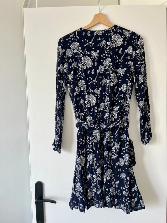 Robe Kookai bleue à motifs blancs 40 - photo numéro 5