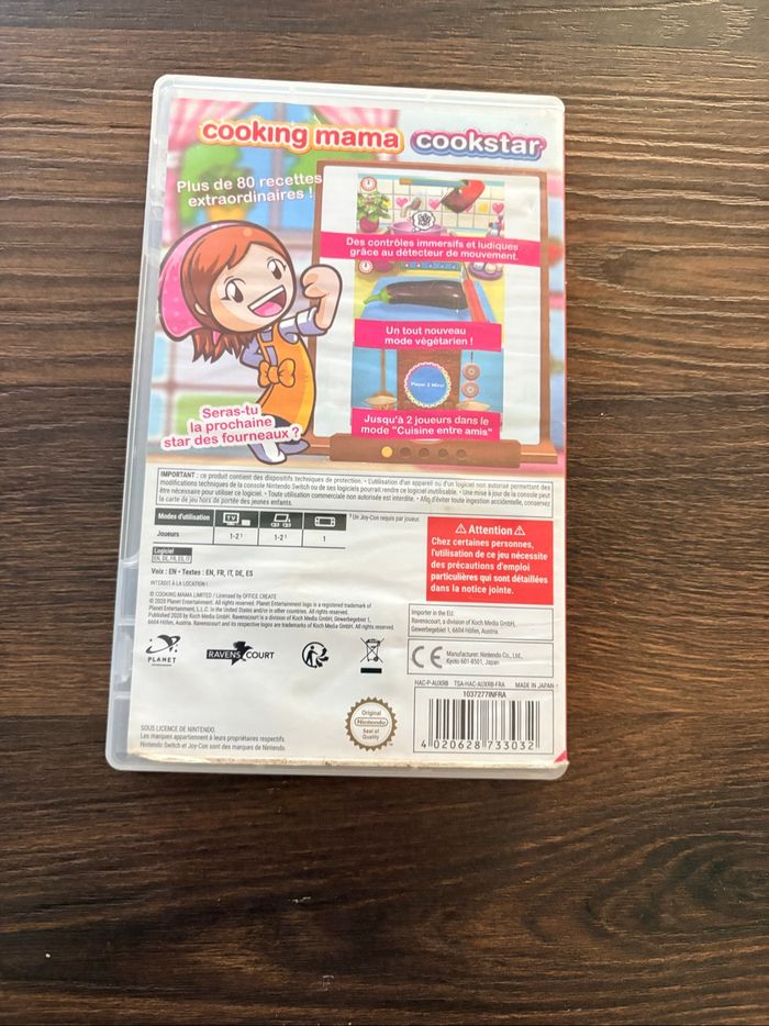 Cooking Mama Switch très bon état - photo numéro 2