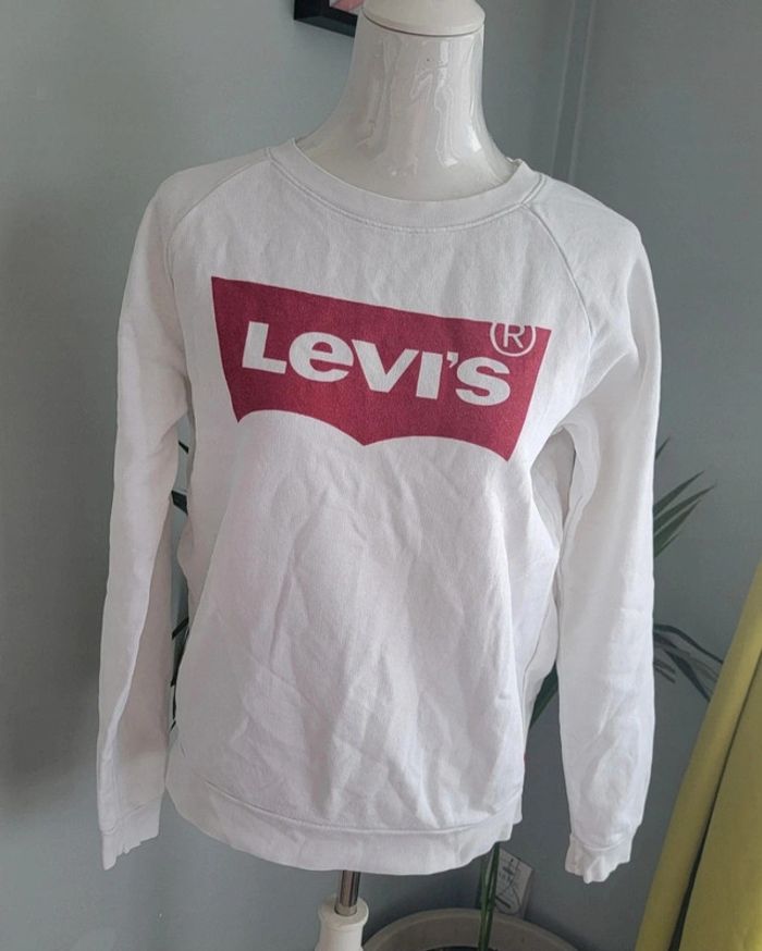 Pull blanc levi's taille 34