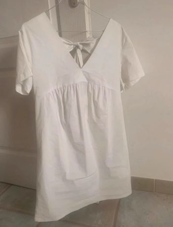 Robe courte blanche primark taille 36
