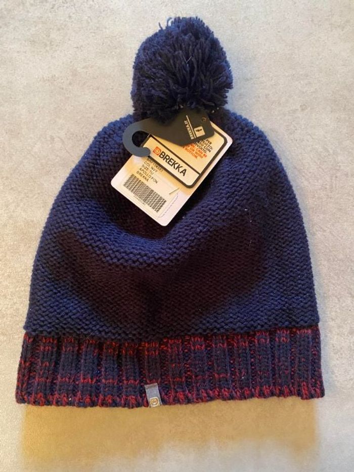 Bonnet homme bleu marine Brekka
