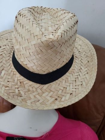 Chapeau paille t 59 cm