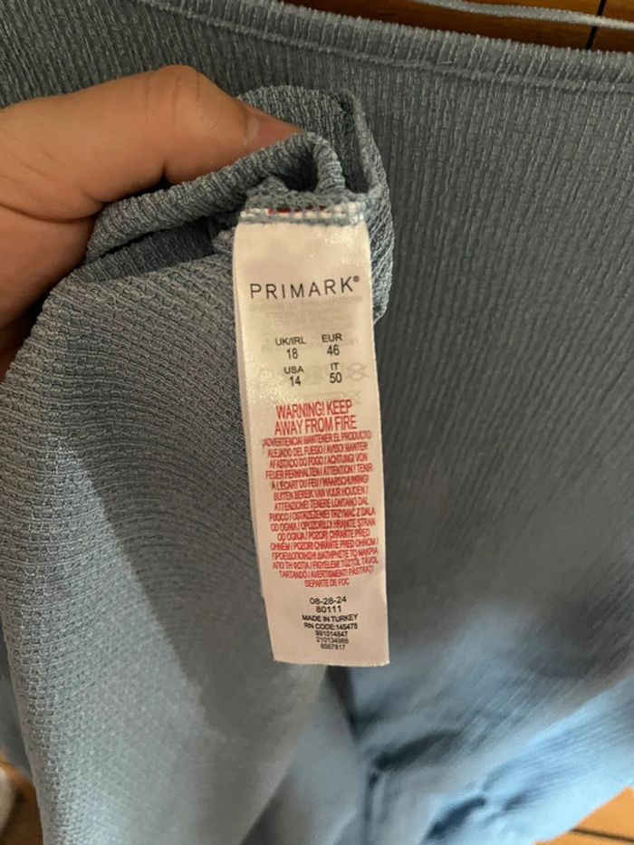Robe manches courtes bouffantes bleu Primark - photo numéro 5