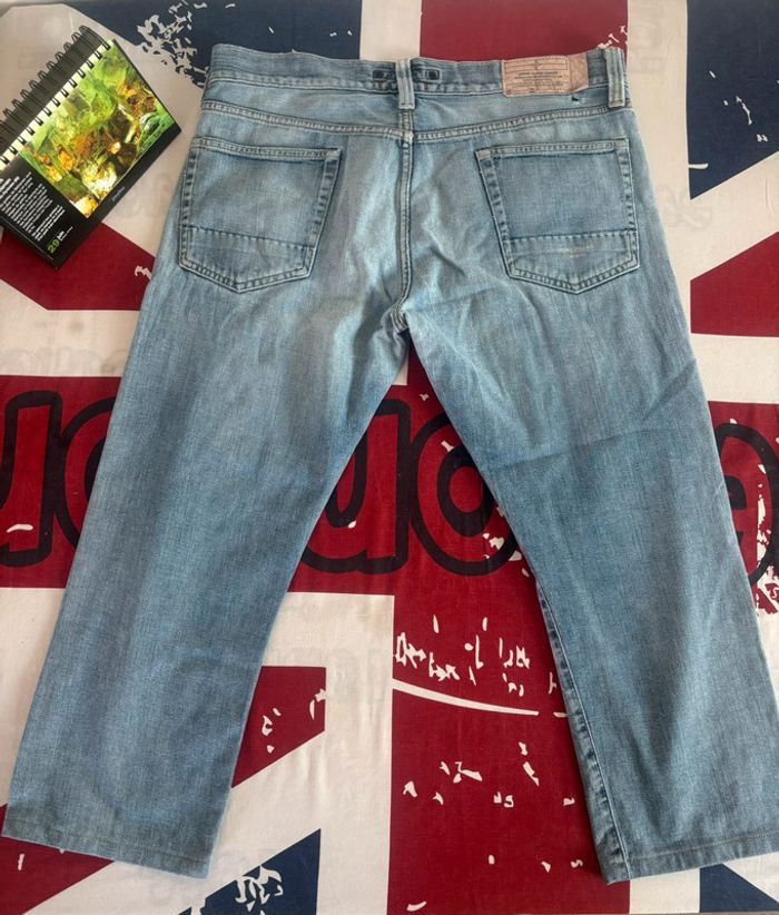 Jeans coupe courte à bouton Stone Island taille 46/47 bleu clair - photo numéro 9