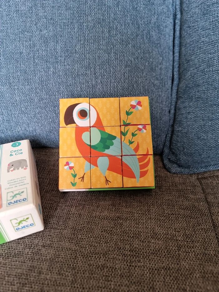 Cubes en bois, Djeco Coco&Cie - photo numéro 3