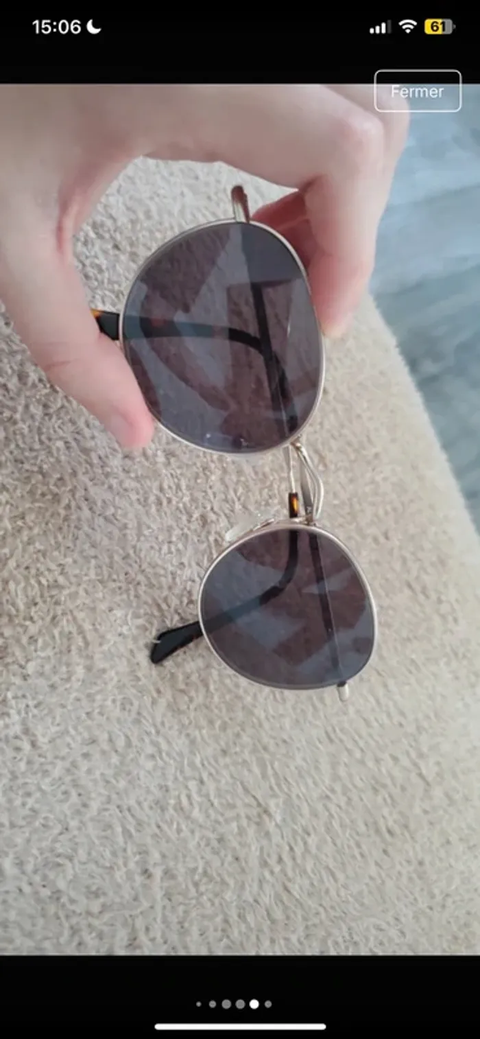 Lunette de soleil - photo numéro 3