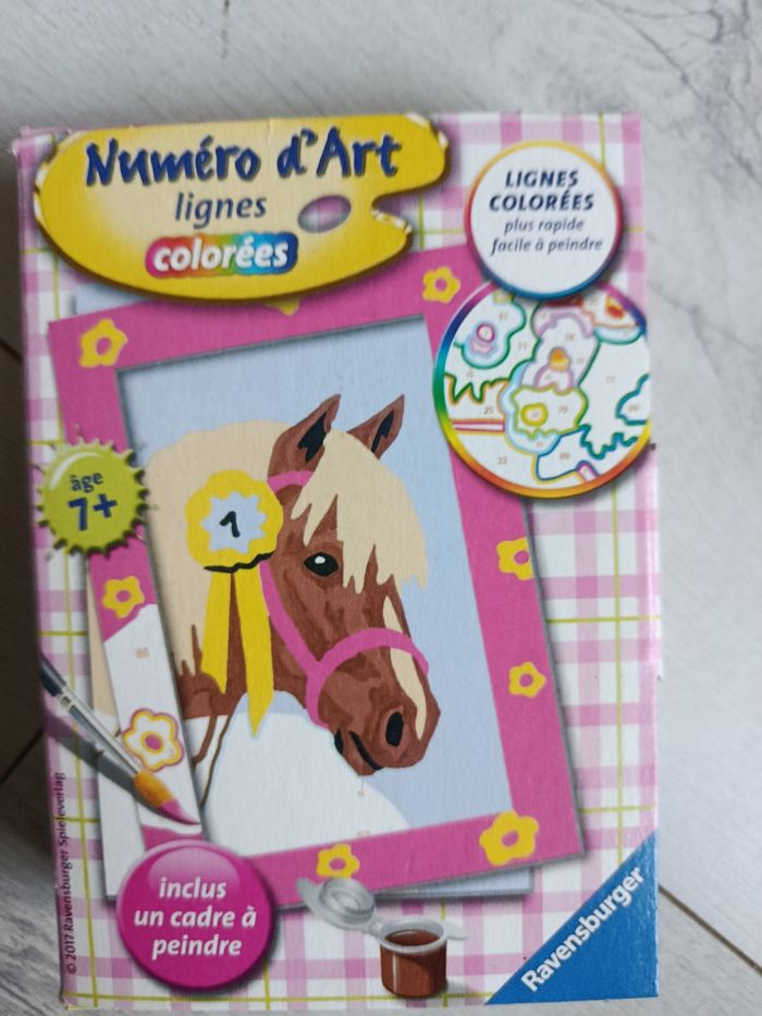 Numéro d art cheval petit format