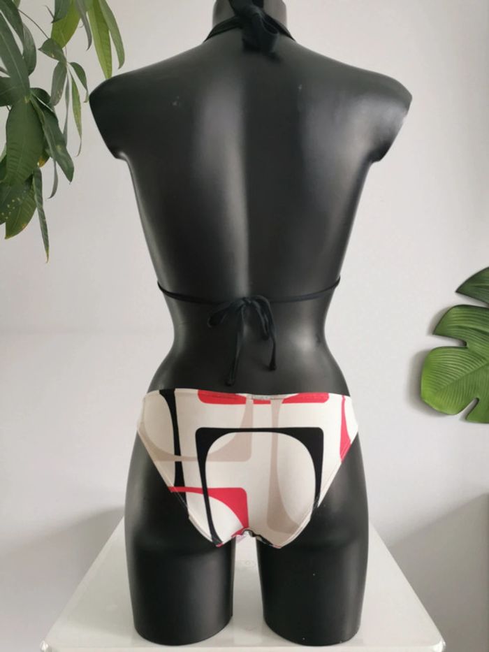 Maillot 2 pièces effet géométrique Etam Taille 36 - photo numéro 9