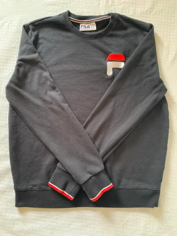 Sweat Fila Noir - Élégance décontractée - photo numéro 3