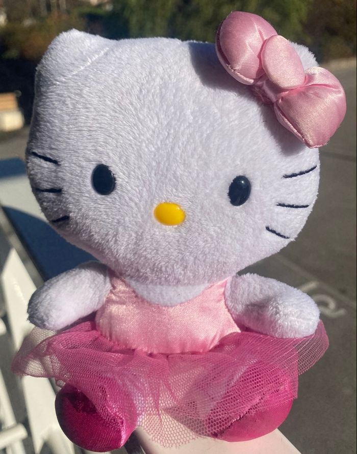 Peluche Hello Kitty Ballerine Rose - photo numéro 2