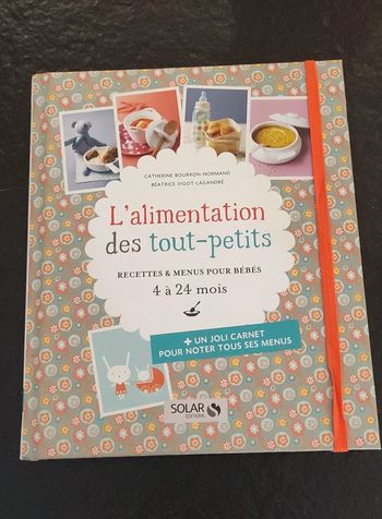 Livre l'alimentation des tout-petits 4 à 24 mois Solar Éditions