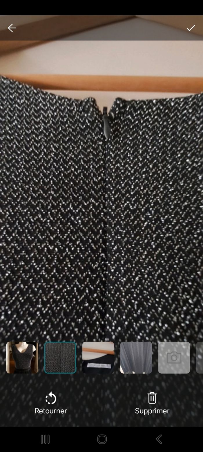 robe longue à haut scintillant - photo numéro 4