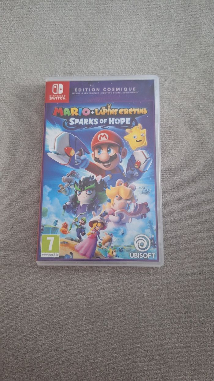 Jeu Mario+ lapins crétins Sparks of Hope édition cosmique