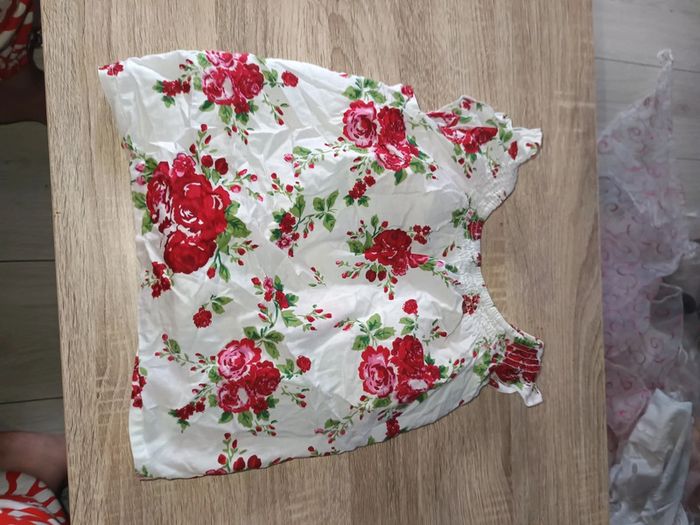 Tee-shirt manche courte léger tunique h&m 92 cm - photo numéro 2