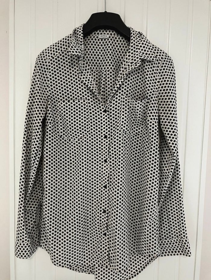 Chemise blanche à motifs Pimkie