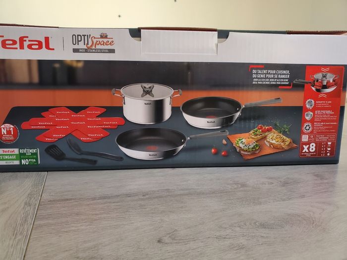 Set TEFAL OPTI'SPACE Tout Feux et Induction.