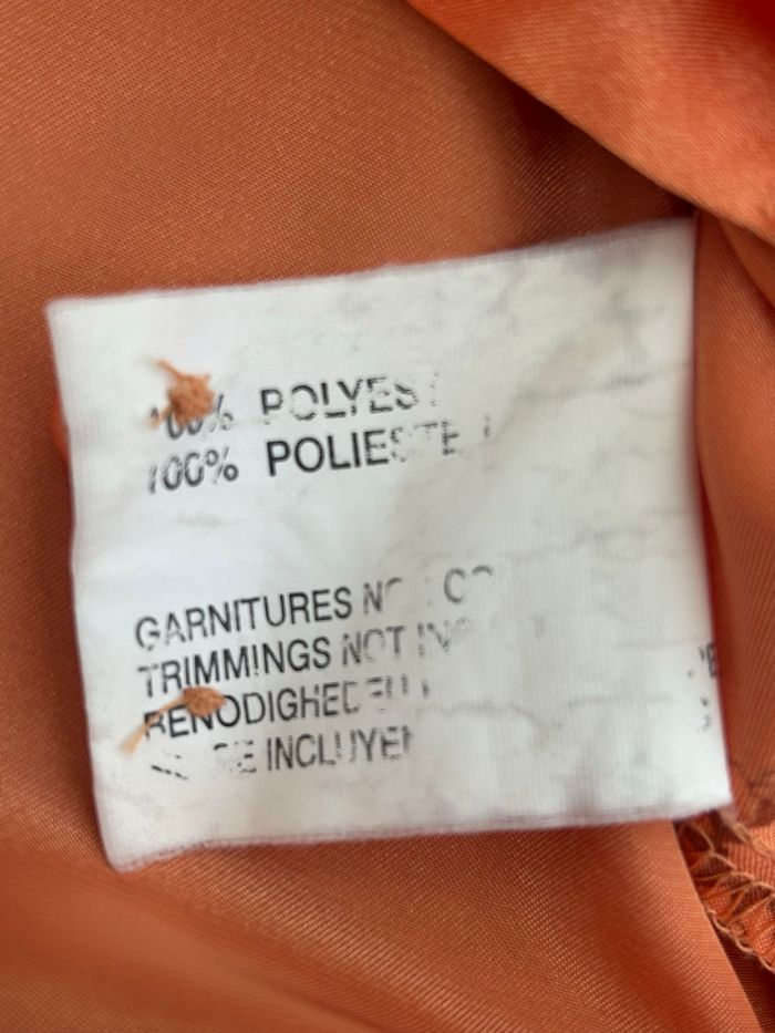 Tunique Etam orange étoiles M femme très bon état - photo numéro 4