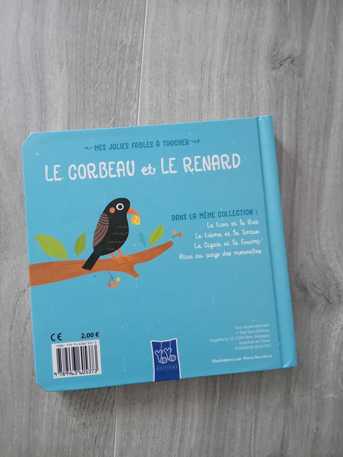Mes Jolies Fables à Toucher Le Corbeau et Le Renard - photo numéro 4