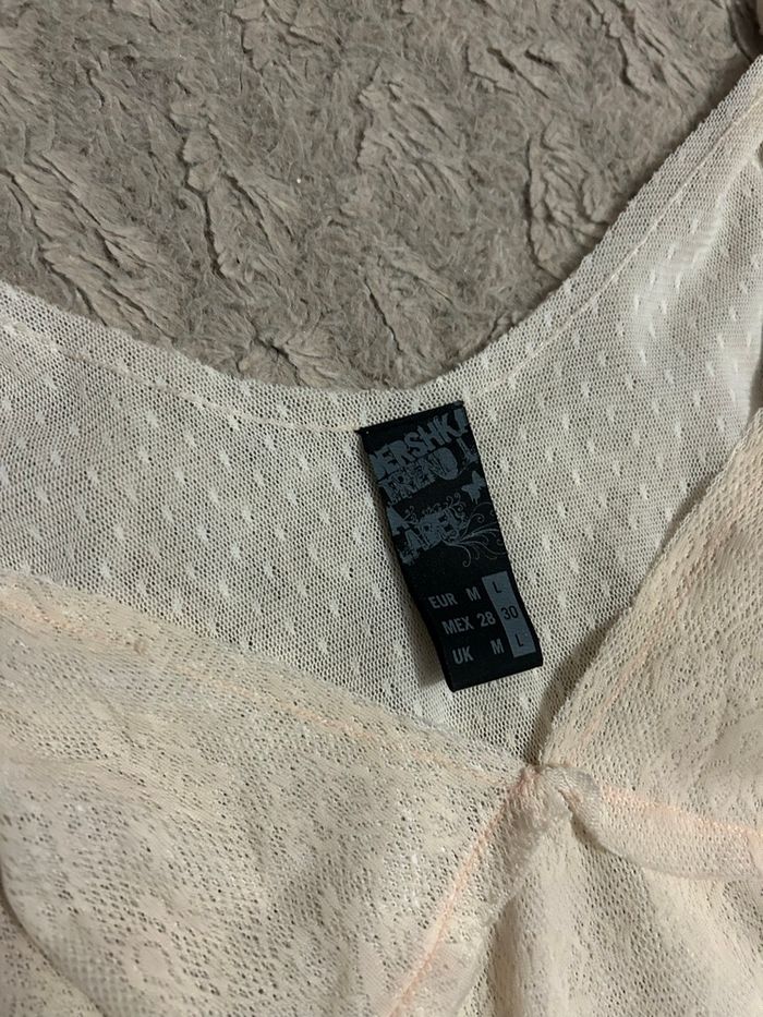 débardeur bershka crème - photo numéro 3