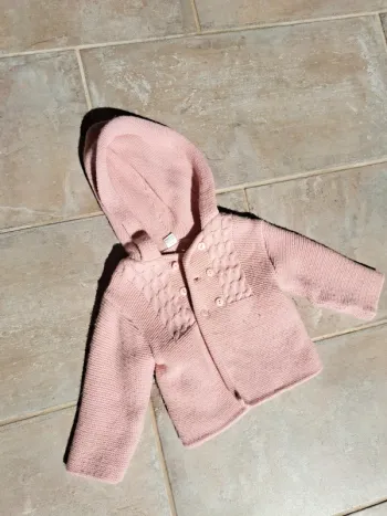 Veste épaisse en tricot fille 24 mois