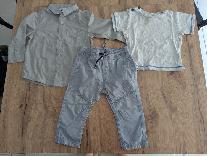 Lot vêtements légers garçon 18 mois