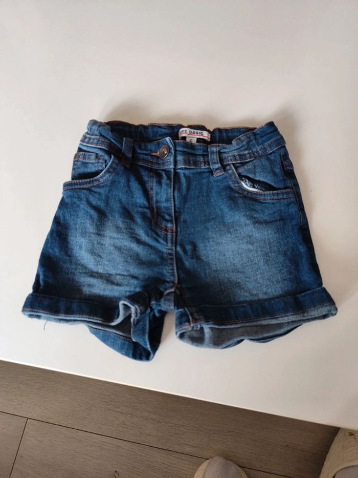 Short en jeans enfant