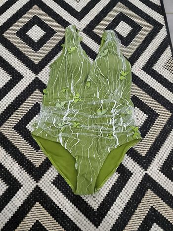 Maillot de bain style année 60 papillon 3d dentelle taille XL