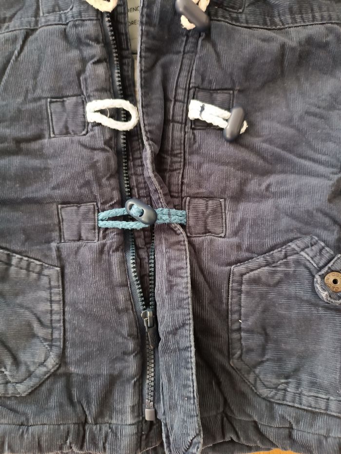 Manteau velour garçon 12 mois - photo numéro 4