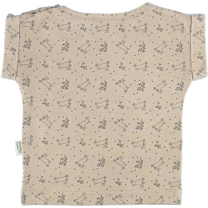 T-Shirt à manches courtes 6 mois en coton bio Poudre Organic - photo numéro 2