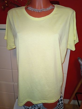 T shirt jaune Primark taille XL