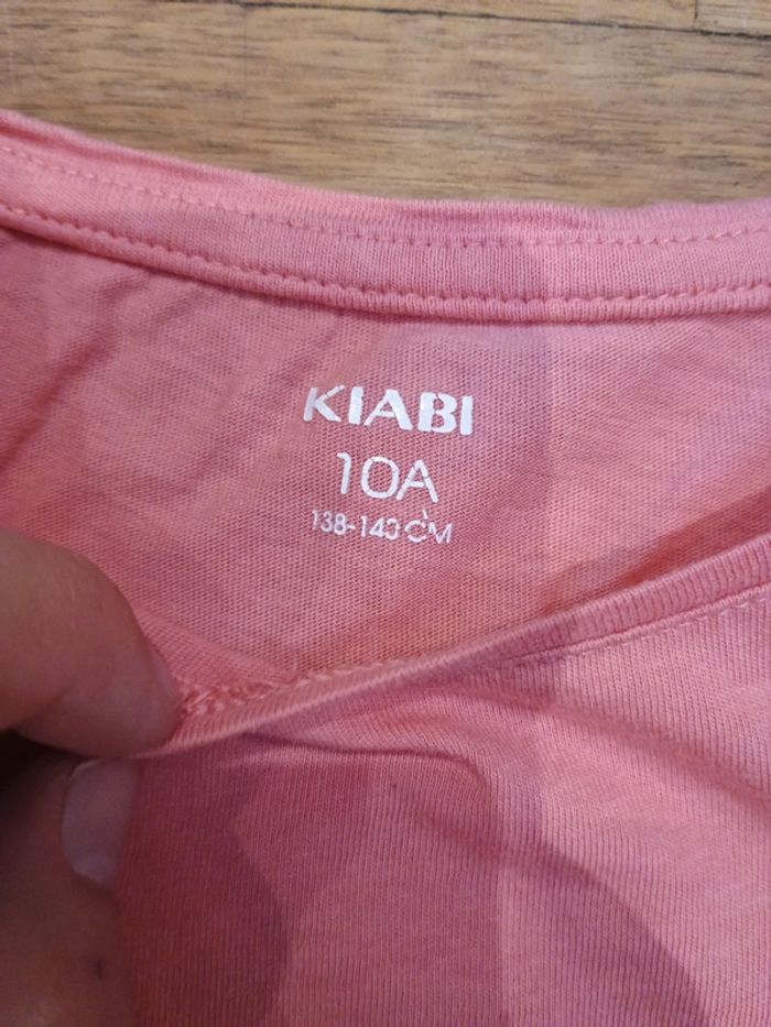 T-shirt 10 ans rose - photo numéro 2