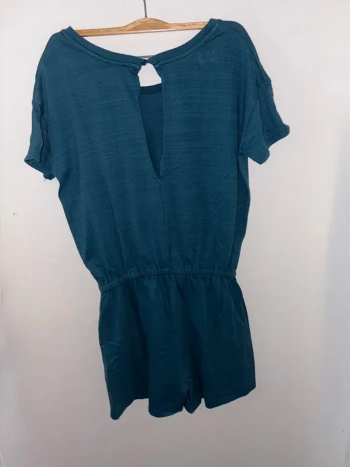 Combi short femme taille S Sessùn bleu turquoise en très bon état - photo numéro 5
